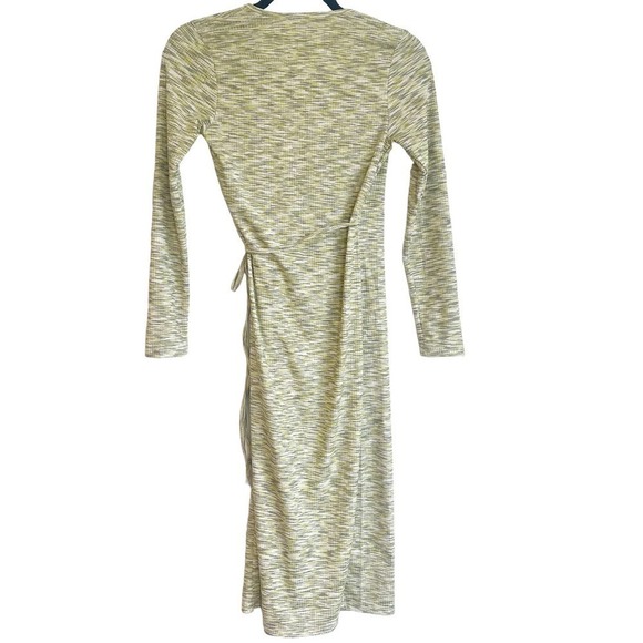 LISA SAYS GAH Lucille Long Sleeve Wrap Midi Dress in Flame Women's Size XS - Picture 6 of 13